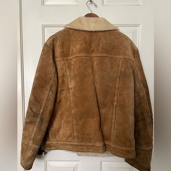 The Rancher Vintage Suede Western Trucker Jacket size 40 - Picture 3 of 4